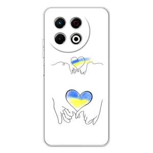Чохол для Патріота України TECNO Spark 30 Pro - (AlphaPrint) (Мир Україні)