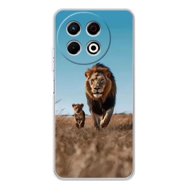 Чехол с принтом «Мусафа и Симба» для TECNO Spark 30 Pro Чехол с принтом «Мусафа и Симба» для TECNO Spark 30 Pro