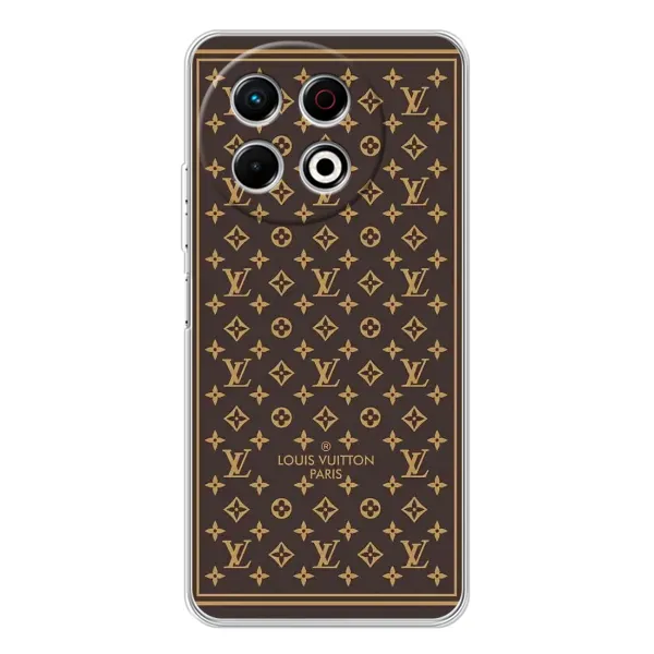 Чохол з принтом «шпалери LV» для TECNO Spark 30 Pro