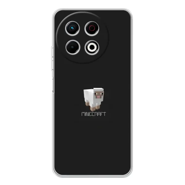 Чохол з принтом «Овечка Майнкрафт» для TECNO Spark 30 Pro