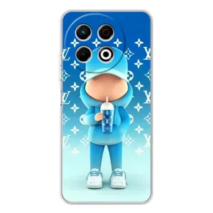 Круті Чохли Луі Віттон для TECNO Spark 30 Pro (AlphaPrint) (Хлопець LV)