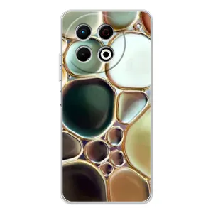 Мраморний чехол на TECNO Spark 30 Pro (VPrint) (Радужний Мрамор)