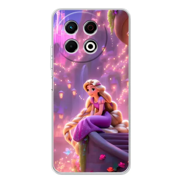Чохол з принтом «Рапунцель у замку» для TECNO Spark 30 Pro
