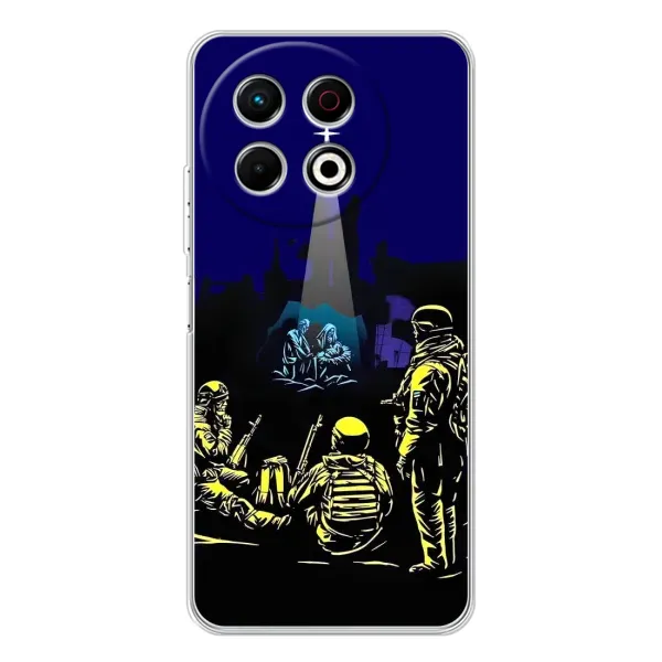 Чехол с принтом «Рождество в Украине» для TECNO Spark 30 Pro
