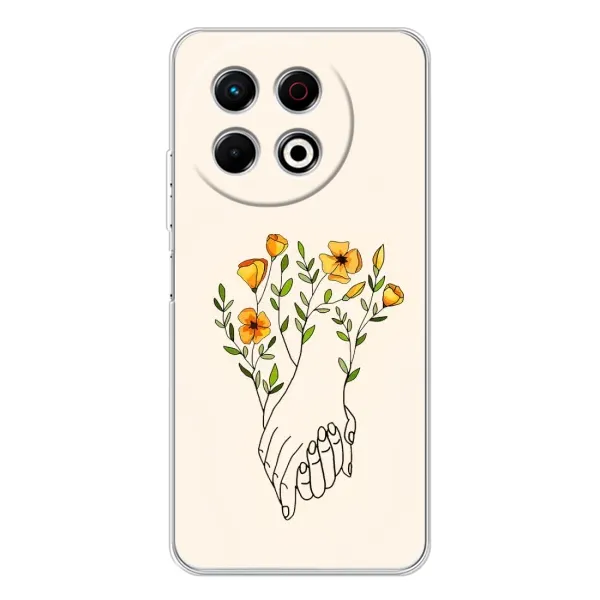 Чохол з принтом «Руки любві» для TECNO Spark 30 Pro