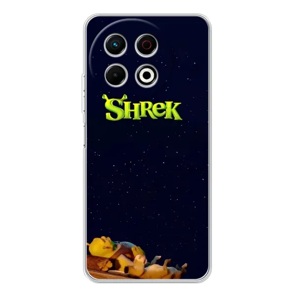 Чохол з принтом «Відпочиваючий Шрек» для TECNO Spark 30 Pro