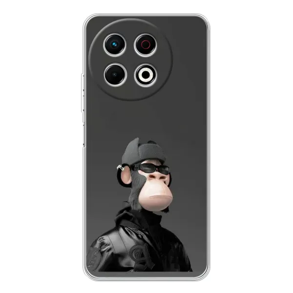 Чохол з принтом «стильна мавпа NFT» для TECNO Spark 30 Pro