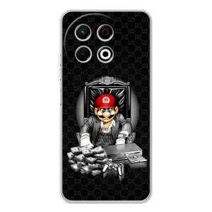 Чехлы с крутыми принтами для TECNO Spark 30 Pro - (PREMIUMPrint) (Супер Марио)