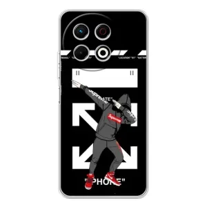 Чеохол для TECNO Spark 30 Pro з картинкою Supreme (AlphaPrint) (Супрім)