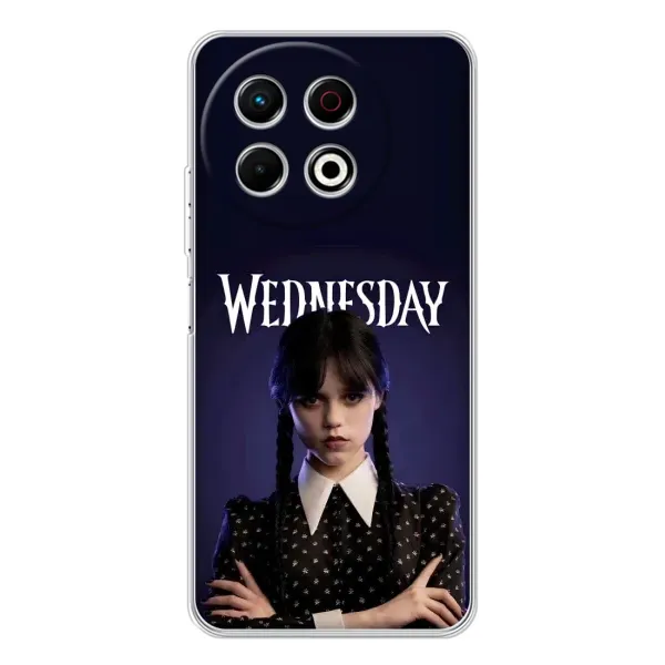 Чохол з принтом «Wednesday» для TECNO Spark 30 Pro