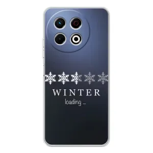 Зимні Чохли для ТЕКНО Спарк 30 Про - прозорий фон (Winter loading)