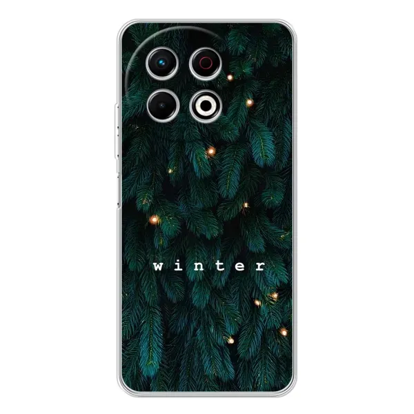 Чохол з принтом «Winter» для TECNO Spark 30 Pro
