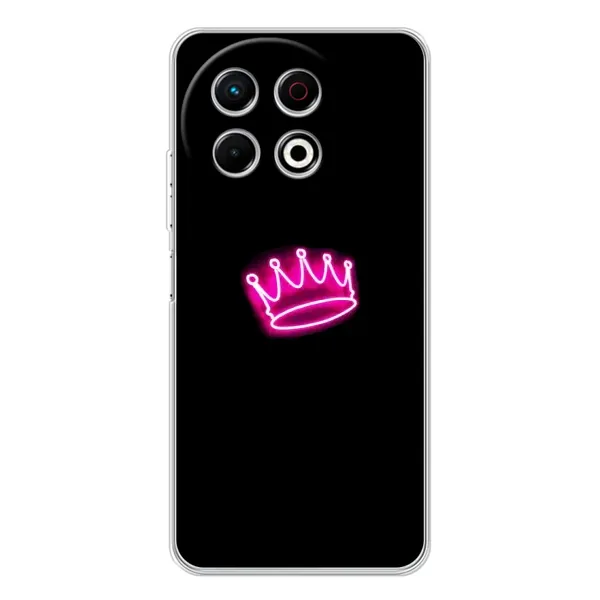 Чохол з принтом «Яскрава корона» для TECNO Spark 30 Pro