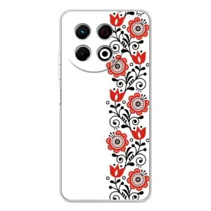 Чохол для Патріота України TECNO Spark 30 Pro - (AlphaPrint) (Яскрава вишиванка)