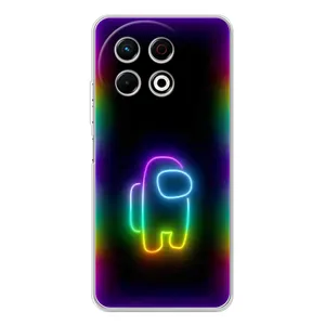 Чохли Амонг Ас для TECNO Spark 30 Pro (AlphaPrint) (Яскравий скін)