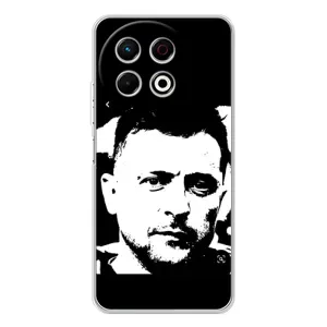 Чохол для TECNO Spark 30 Pro (AlphaPrint - с принтом Зеленського) (Зеленский АРТ)