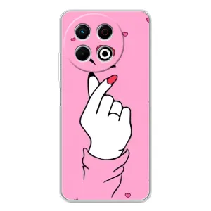 Чохол з принтом для TECNO Spark 30 Pro (AlphaPrint - Знак сердечка) (Знак Love)