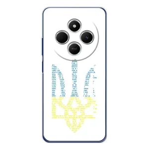 Чехлы для Tecno Spark 30 Укр. Символика (AlphaPrint) (Герб из букв)