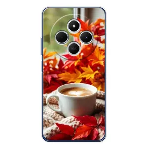 Чохол з унікальним дизайном 'Осінь з кавою' для Tecno Spark 30