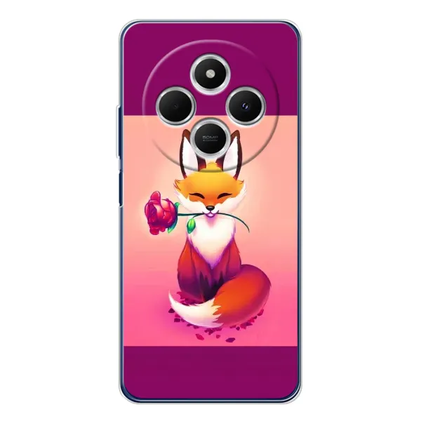 Чохол з принтом «Лиса з трояндою» для TECNO Spark 30 Чохол з принтом «Лиса з трояндою» для TECNO Spark 30