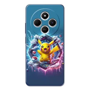 Чохол з Пікачу на Tecno Spark 30 (Лого Пікачу)