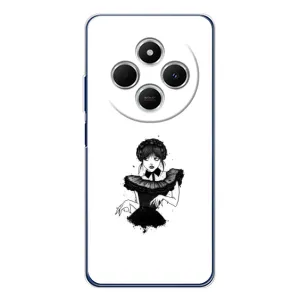 Чехлы Венсдей на Tecno Spark 30 Уэнсдей (AlphaPrint) (танец Уэнздей)