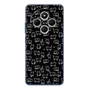 Чохол з принтом для Tecno Spark 30C (AlphaPrint) Модні коти (Маленькі котики)