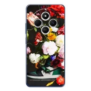 Бренднові Чохли для Tecno Spark 30C - (PREMIUMPrint) (Nike цветы)