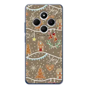 Новорічні, Святкові Чохли для Tecno Spark 30C - 2024 год (Новорічні пряники)