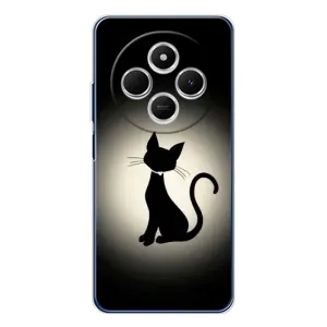 Чохол з принтом для Tecno Spark 30C (AlphaPrint) Модні коти (Силует котика)