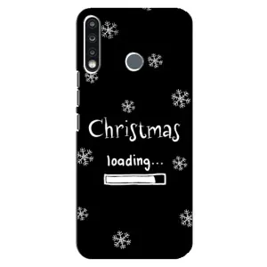 Різдвяні, Святкові Чохли для ТЕКНО Спарк 4 (Christmas loading)
