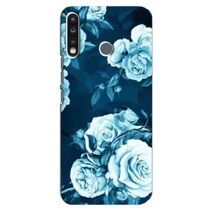 Чехлы (ART) Цветы на TECNO Spark 4 (VPrint) (Блактині бутони)
