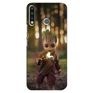 Чохол МАРВЕЛ для ТЕКНО Спарк 4 (AlphaPrint) (I am Groot)