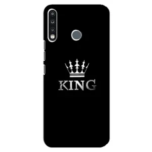 Чехол с Короной Техно Спарк 4 - (AlphaPrint) (KING)