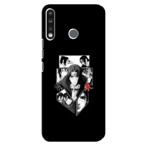 Чохли на тему: Ітачи Учіха для TECNO Spark 4 (AlphaPrint) (колаж Ітачі)