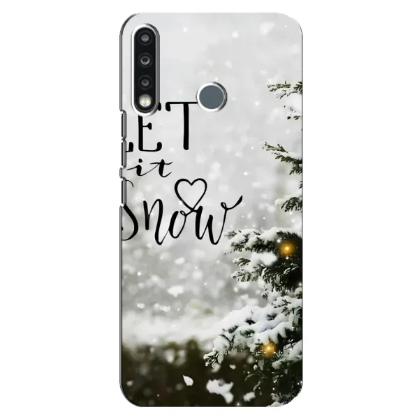 Чохол з принтом «Let it snow» для TECNO Spark 4