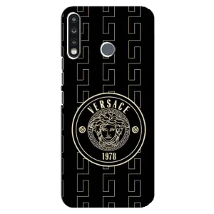 Чохли VERSACE для ТЕКНО Спарк 4 (PREMIUMPrint) (Лого Версаче)