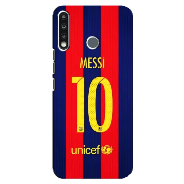 Чехол с принтом «Messi Barca 10» для TECNO Spark 4