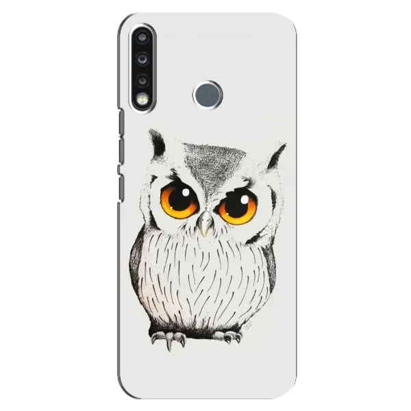 Чохол з принтом «Мила Сова» для TECNO Spark 4