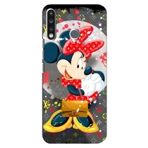 Чохол Disney Mouse TECNO Spark 4 (PREMIUMPrint) (Minni з бантіком)