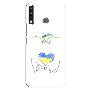 Чехол для Патриота Украины TECNO Spark 4 - (AlphaPrint) (Мир Украине)
