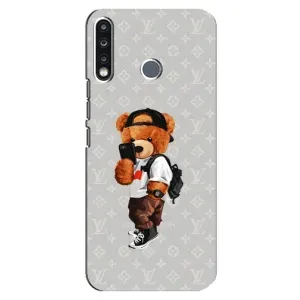 Бренднові Чохли для TECNO Spark 4 - (PREMIUMPrint) (Ведмедик Луі)
