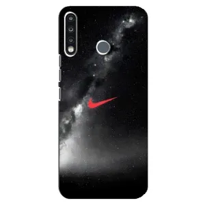 Чохол для TECNO Spark 4 - з принтом Найк (AlphaPrint) (Найк червоний)