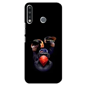 Чохол з Мавпами TECNO Spark 4 - (AlphaPrint) (Три мавпи)
