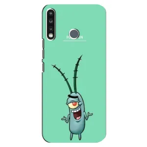 Чехол с принтом «Персонаж Планктон» для TECNO Spark 4