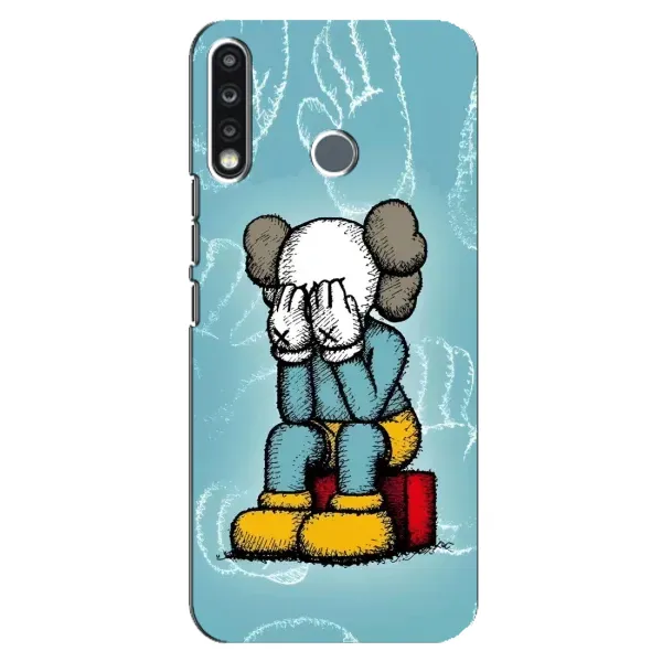 Чохол з принтом «Плач Bearbrick» для TECNO Spark 4