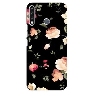 Чохли з квітами для TECNO Spark 4 (VPrint) (Трояндочки)