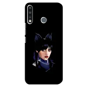 Чохли Венсдей на TECNO Spark 4 Уенсдей (AlphaPrint) (серйозна Венздей)