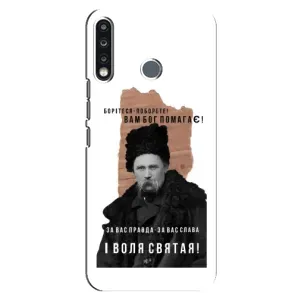 Чехлы для TECNO Spark 4 с принтом Тараса Шевченко (AlphaPrint) (Тарас Шевченко)