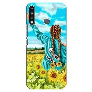 Чехол для Патриота Украины TECNO Spark 4 - (AlphaPrint) (Украиночка)